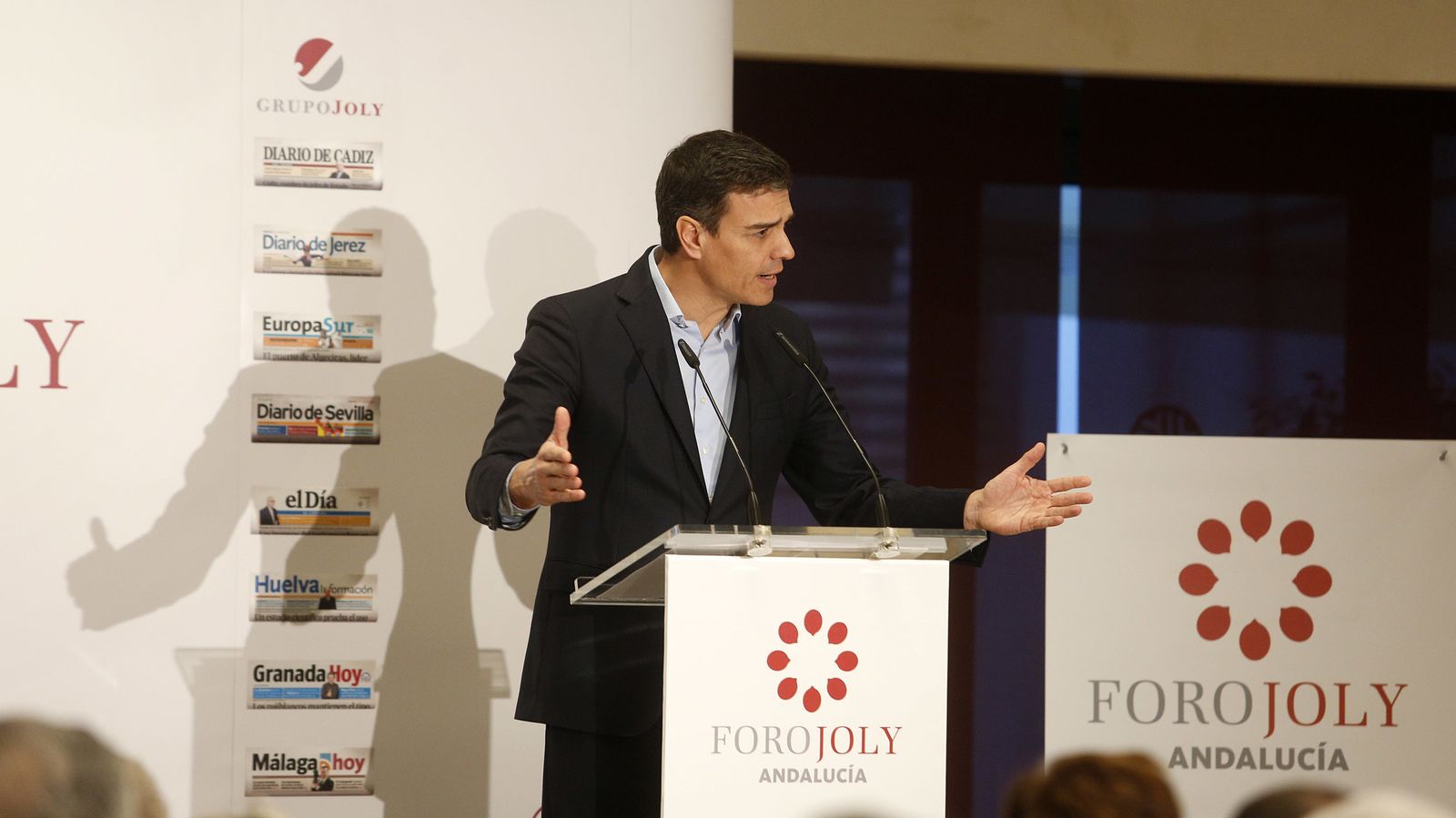 Pedro Sánchez, en el Foro Joly