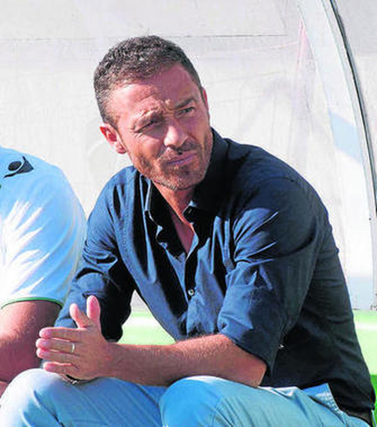 Óscar Cano, durante un encuentro.