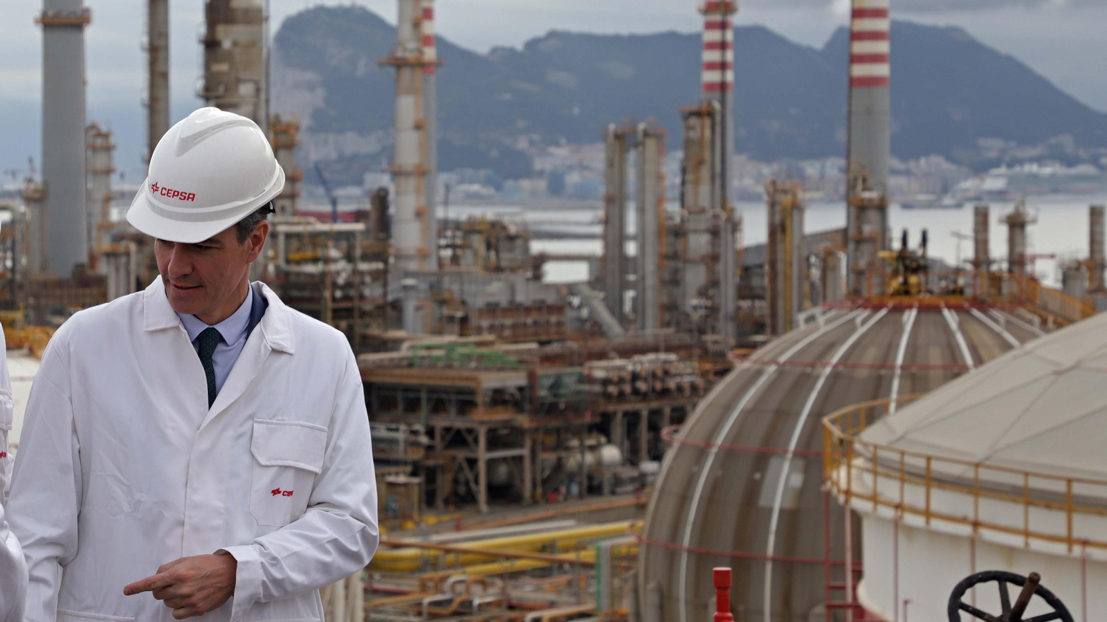 Fotos de la presentación del proyecto Valle andaluz de hidrógeno verde de Cepsa