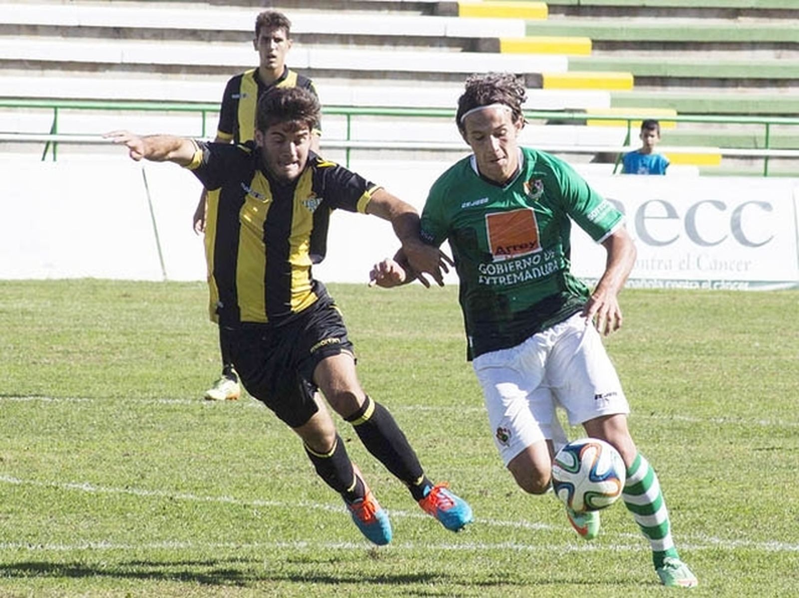 Carlos Expósito (d), durante su etapa en el Toledo