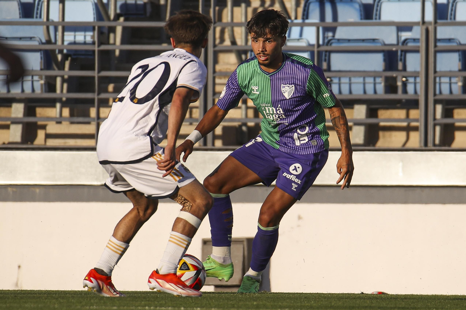 El Málaga CF-Real Madrid Castilla, en fotos