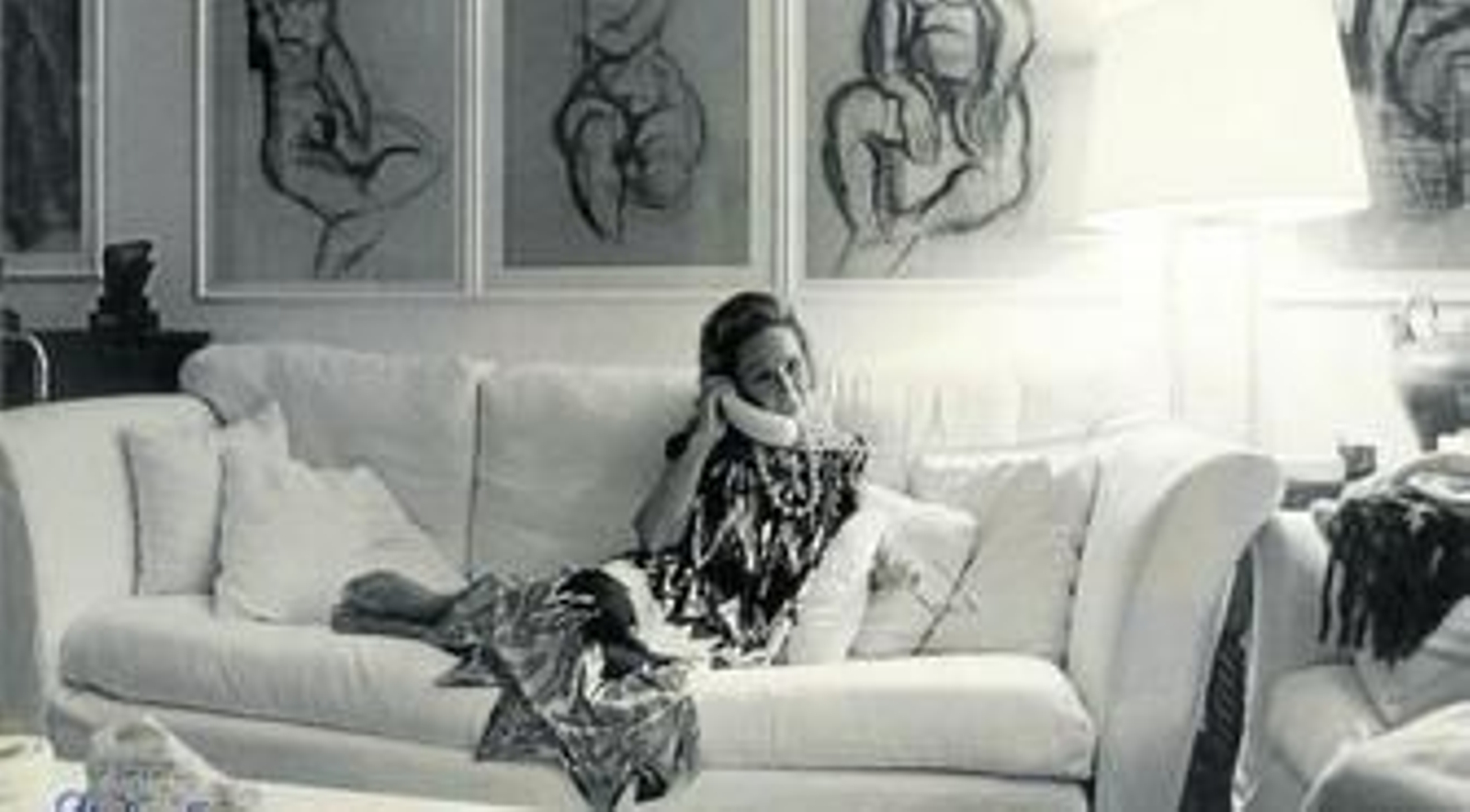 La autora, en su casa de Marbella, que mantuvo desde 1971 hasta 1988.