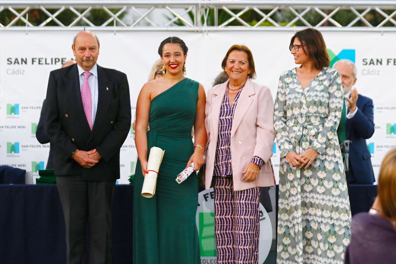 Ana Caballero Borella, tras recoger su premio.