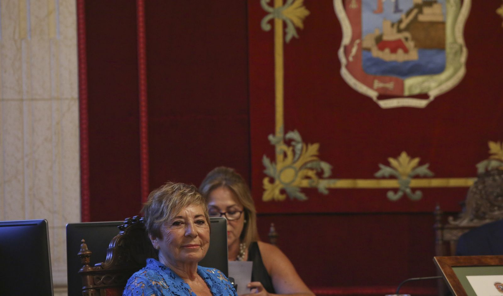 Homenaje a Celia Villalobos en el Ayuntamiento de Málaga (fotos)