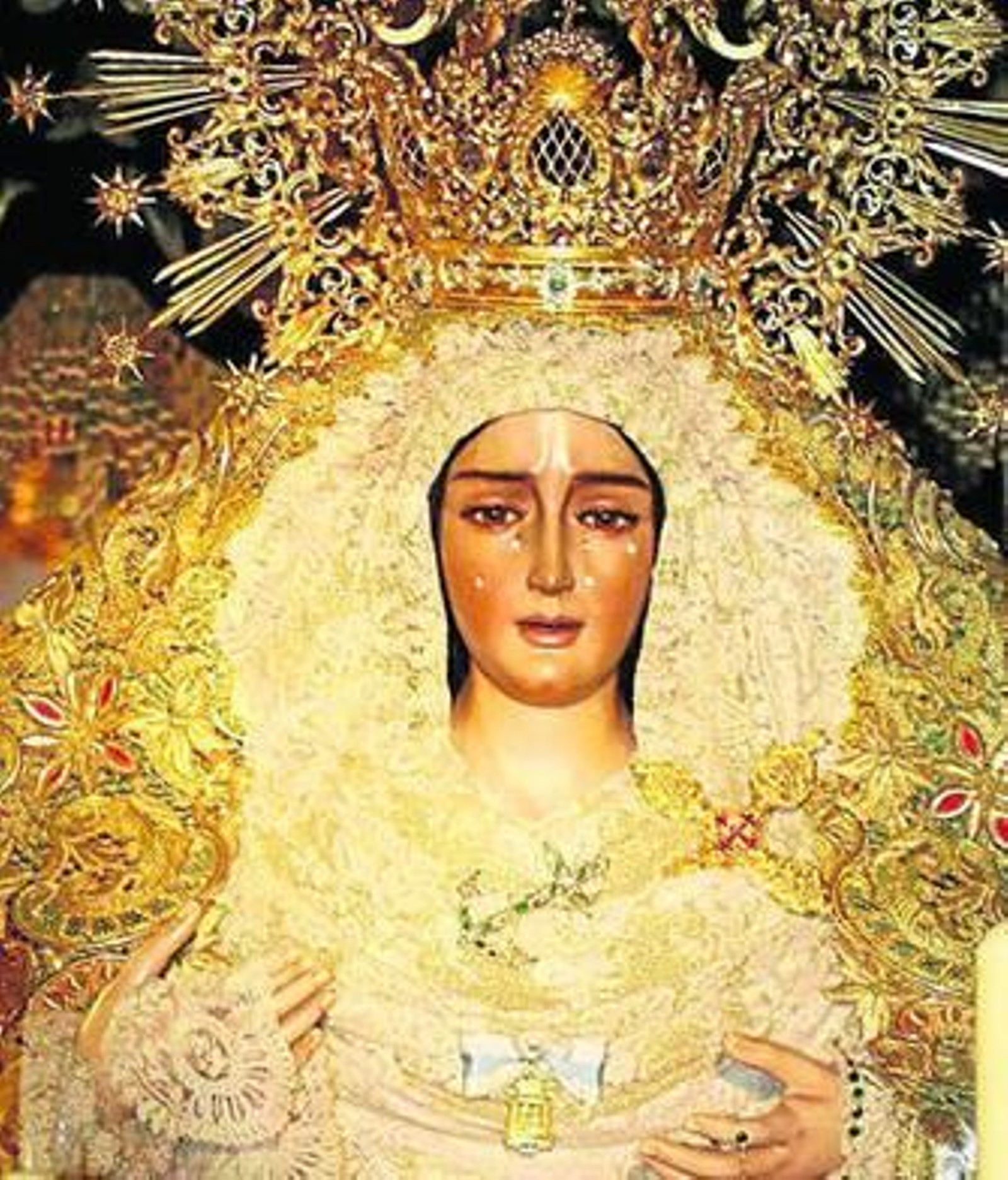 Imagen de la Esperanza anterior a la restauración.