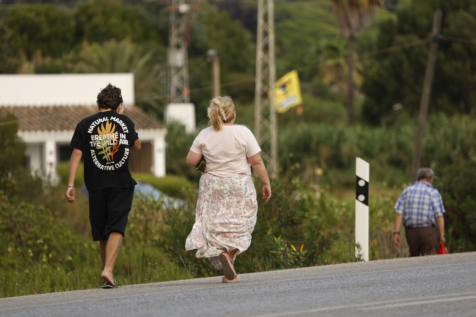 Las fotos del incendio forestal entre la Torre y Valdevaqueros en Tarifa