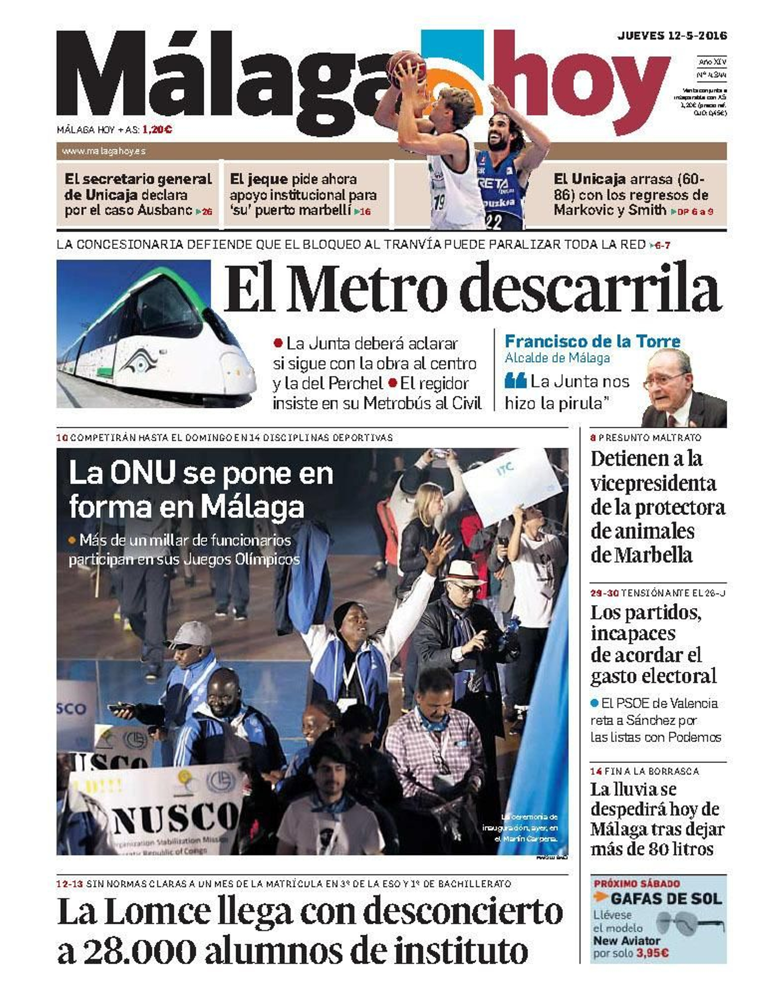 Continúa la distancia. Una nueva reunión finaliza sin acuerdo para el tramo Guadalmedina-Civil;De la Torre dice que la Junta le hizo “la pirula”.