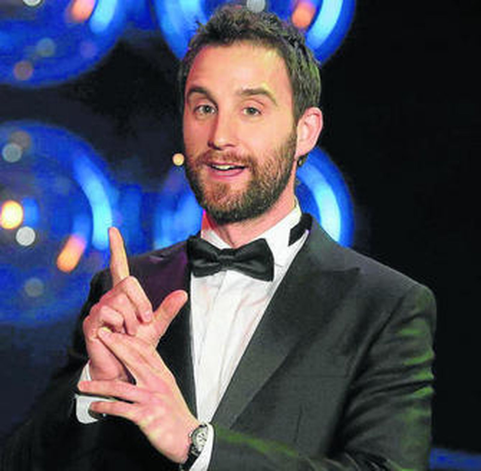 Dani Rovira, durante la gala de los Goya del año pasado.