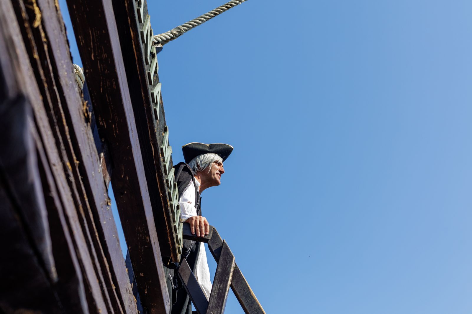 Las imágenes del Muelle de las Carabelas este 12 de octubre