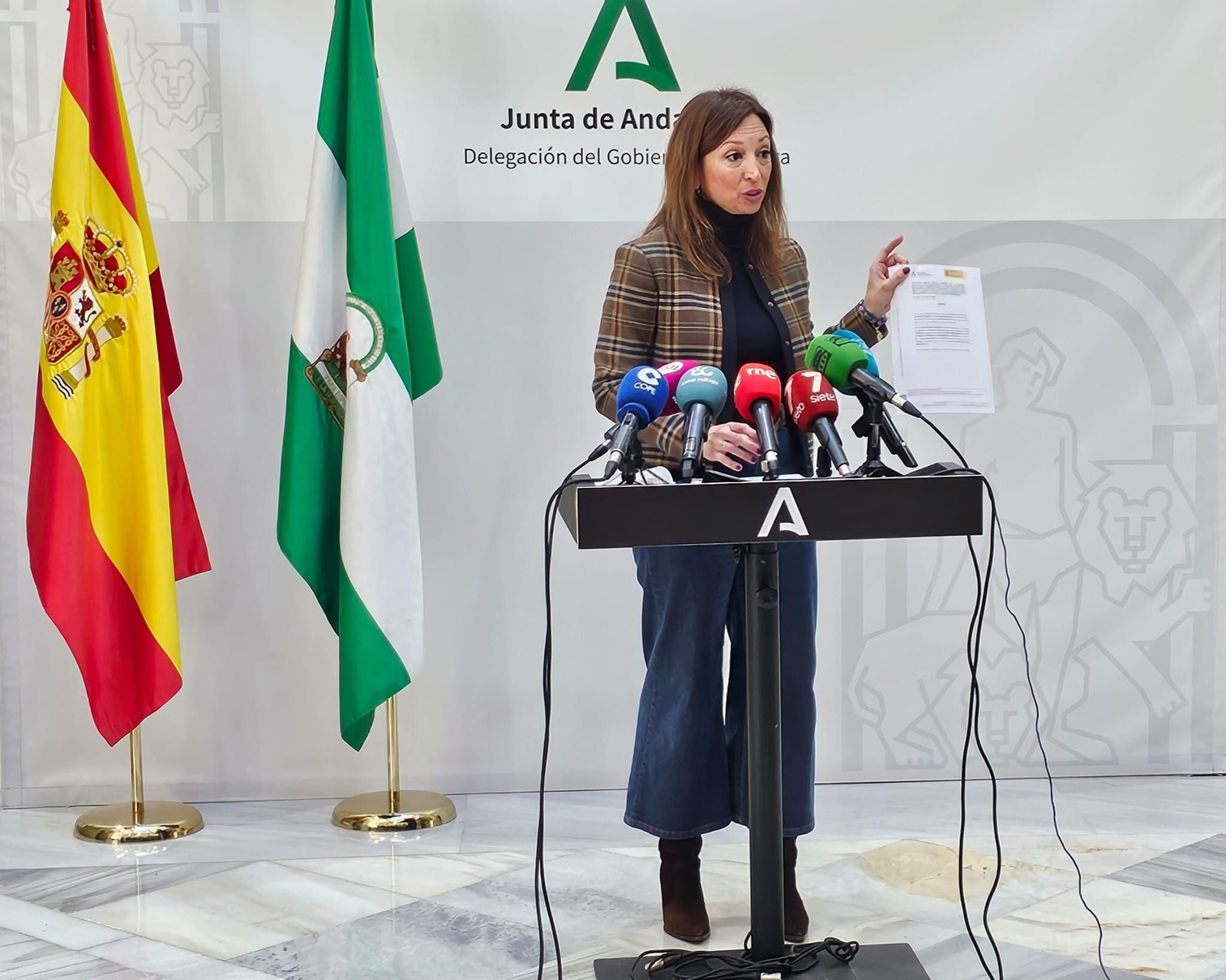 La delegada de la Junta en Málaga, Patricia Navarro. La delegada de la Junta en Málaga, Patricia Navarro.