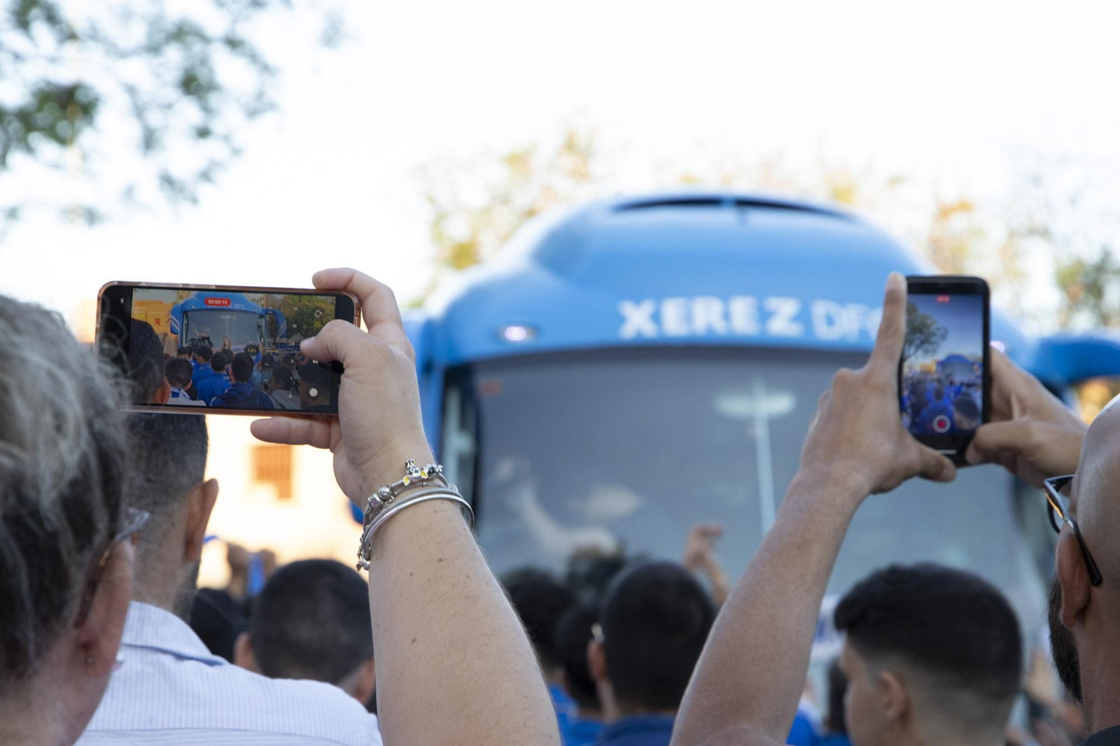 Así ha recibido la afición del Xerez DFC al equipo tras el ascenso