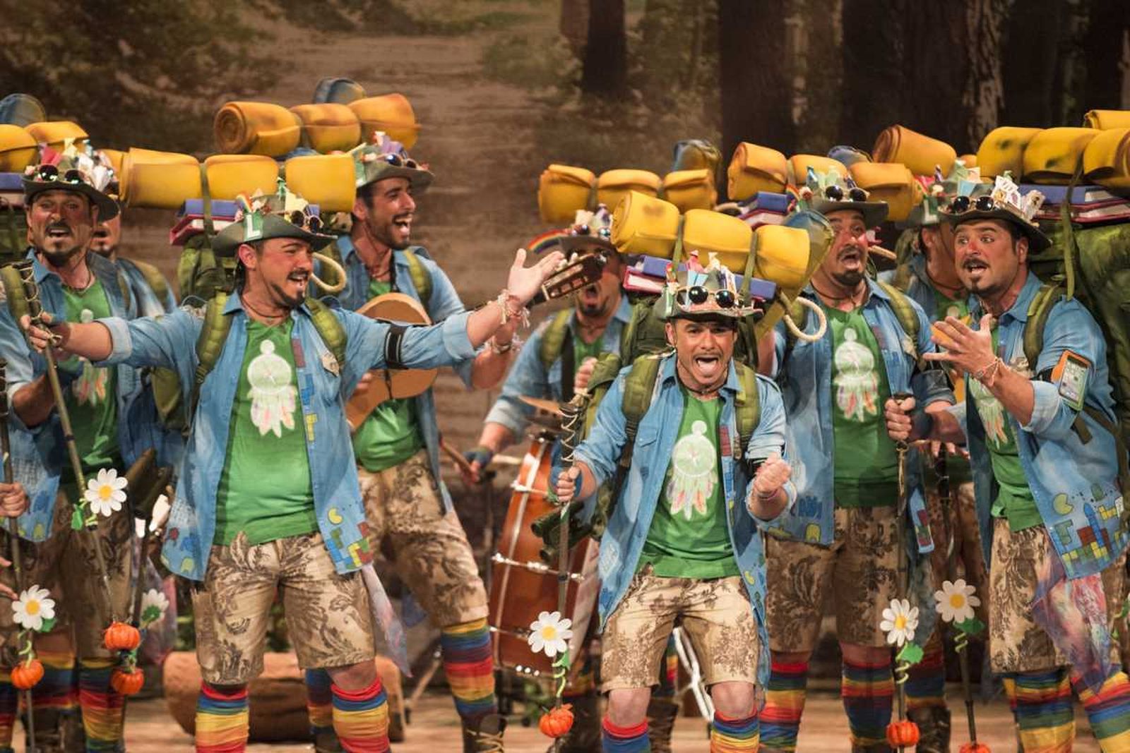 Las imágenes de la decimoquinta función clasificatoria