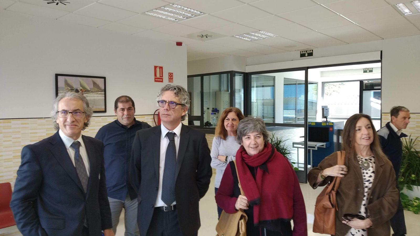 Los abogados pudieron comprobar en primera persona el estado del CISde El Puche.