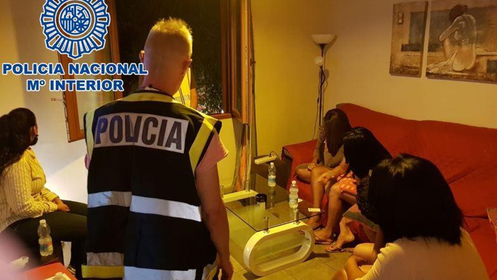 Momento de la intervención policial del pasado enero en Granada.