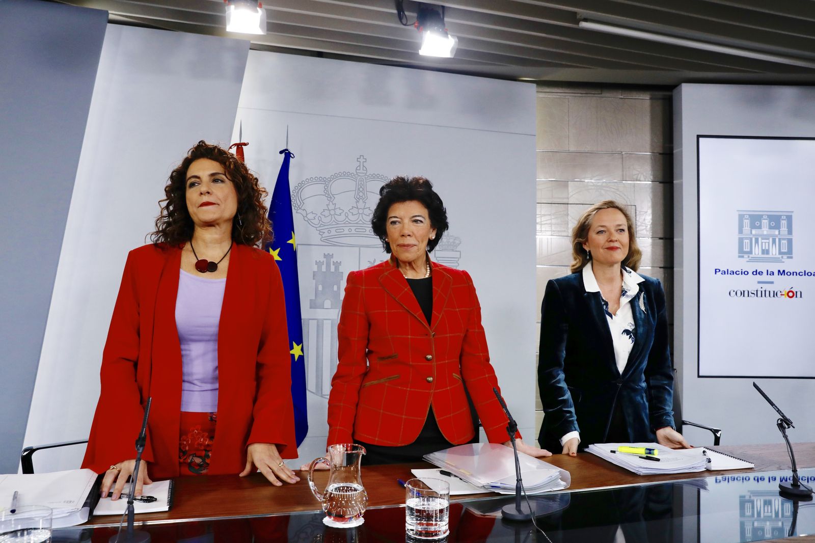 Rueda de prensa posterior al consejo de ministros.