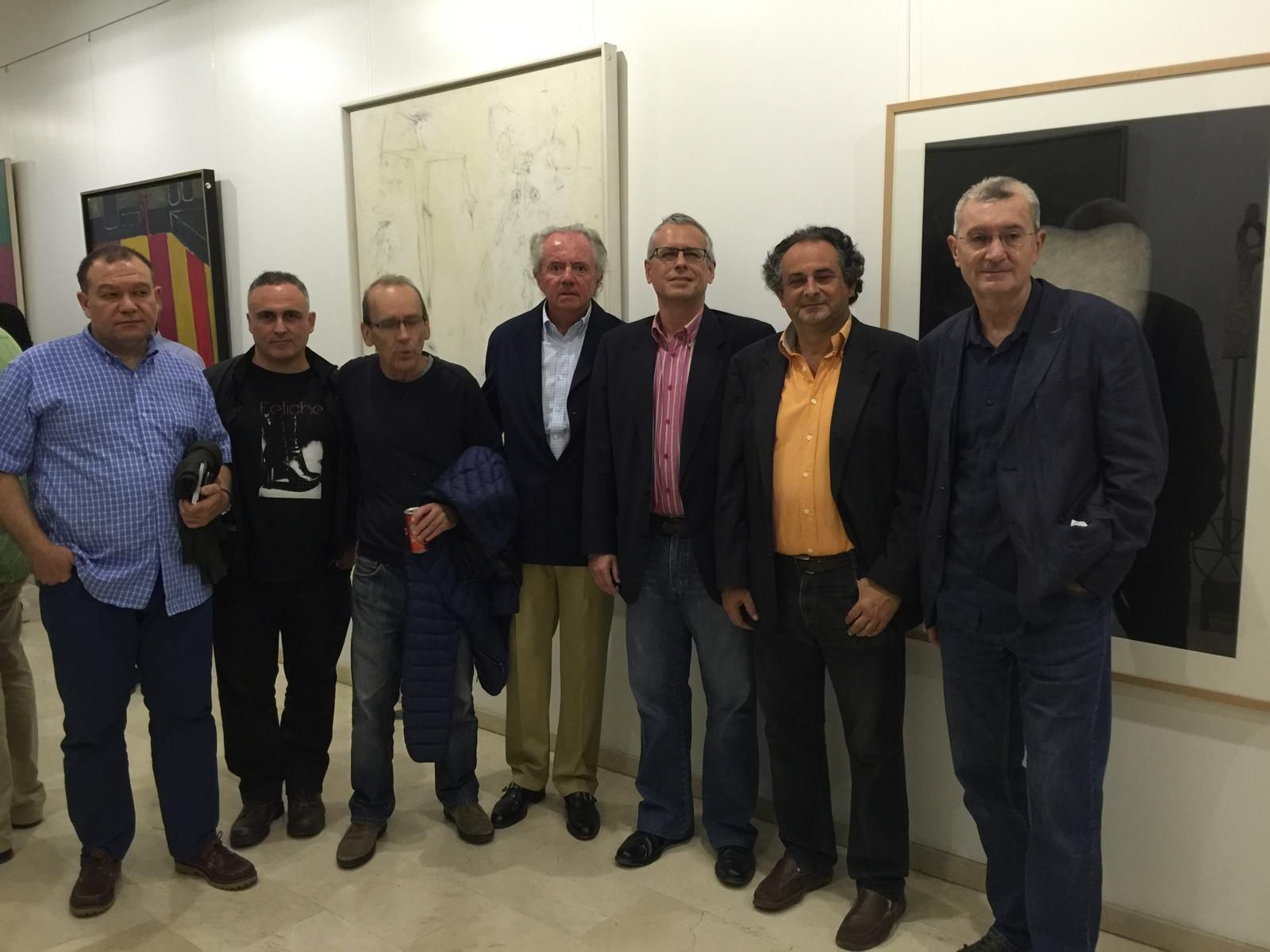 Óscar Pérez, Pedro Casermeyro, Chema Lumbreras, 'Piki' Palma, Rafael Alvarado y Sebastián Navas.