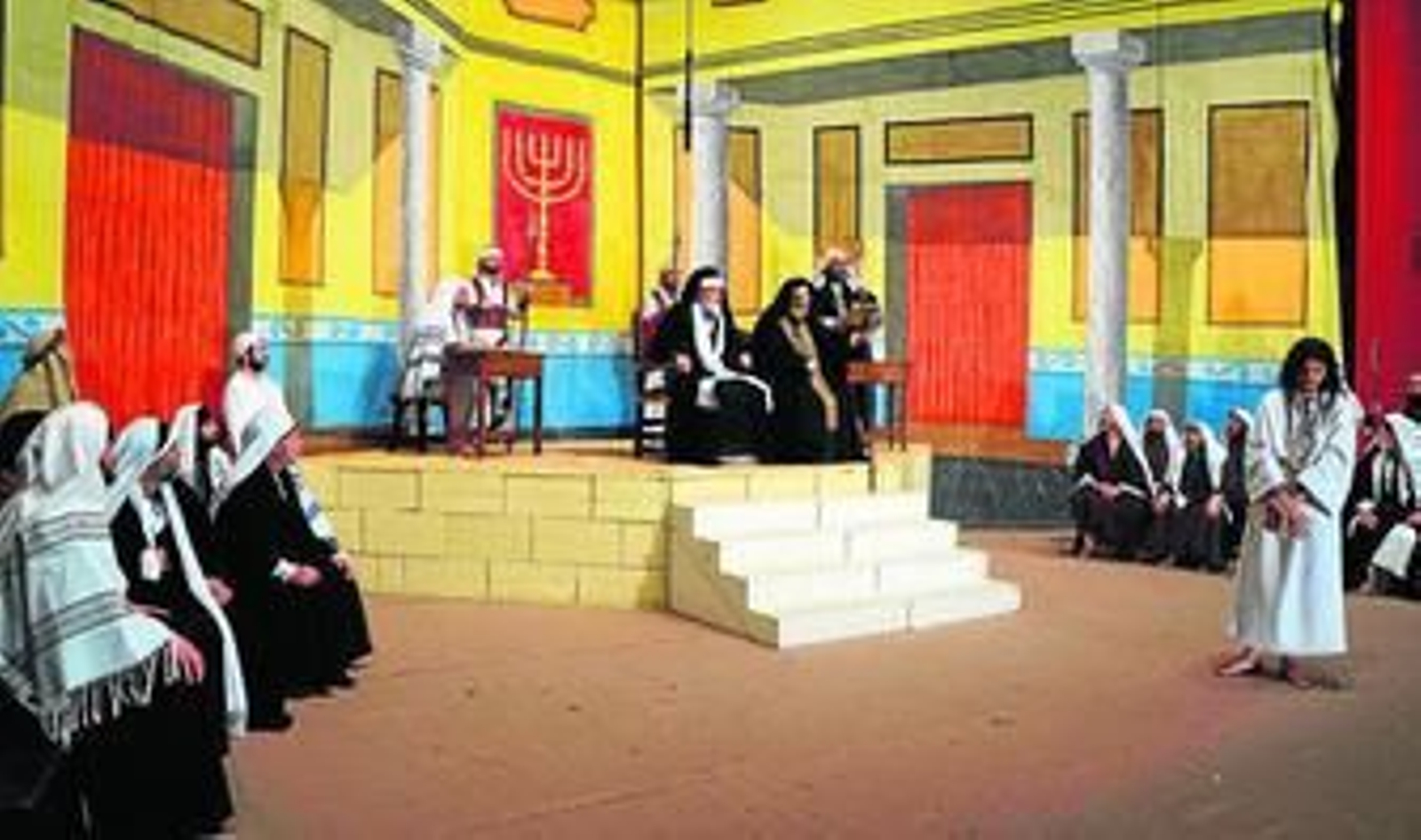 Secuencia de Jesús ante el sanedrín.