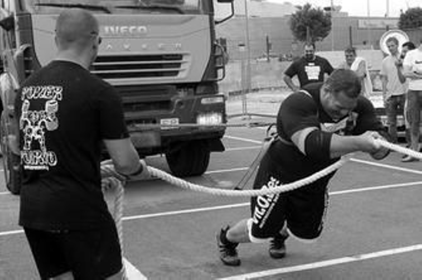 Juan Carlos Heredia, 'el Porrúo', en pleno esfuerzo en las instalaciones del Activa Club.