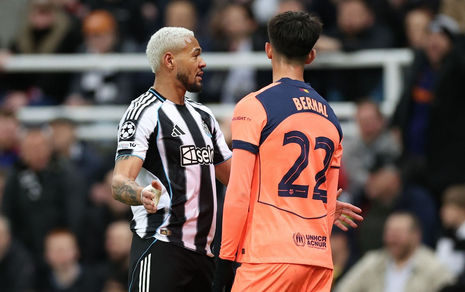 Las fotos del Newcastle-Barcelona