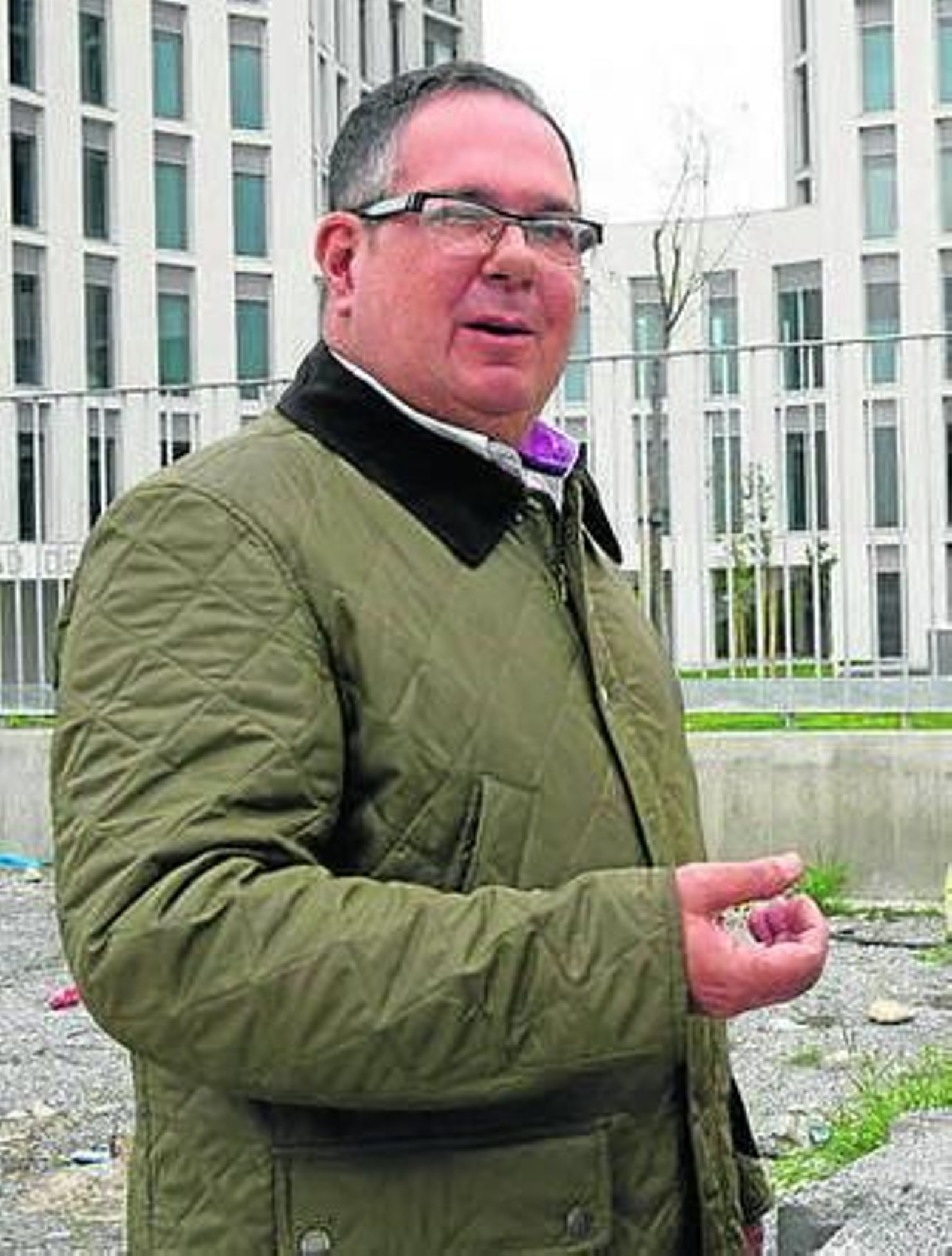 El portavoz familiar, Antonio Martín.