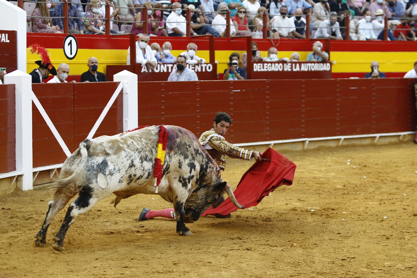 Fotogalería corrida de toros. Cayetano Rivera, Paco Ureña y Roca Rey. Roquetas de Mar.