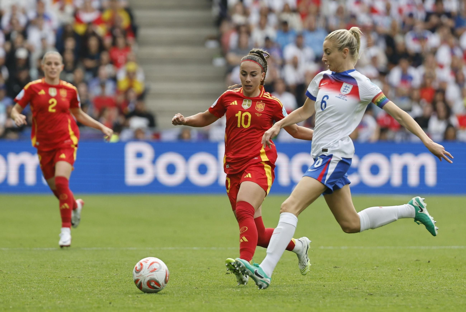Las mejores imágenes de la final España - Inglaterra de la Eurocopa femenina