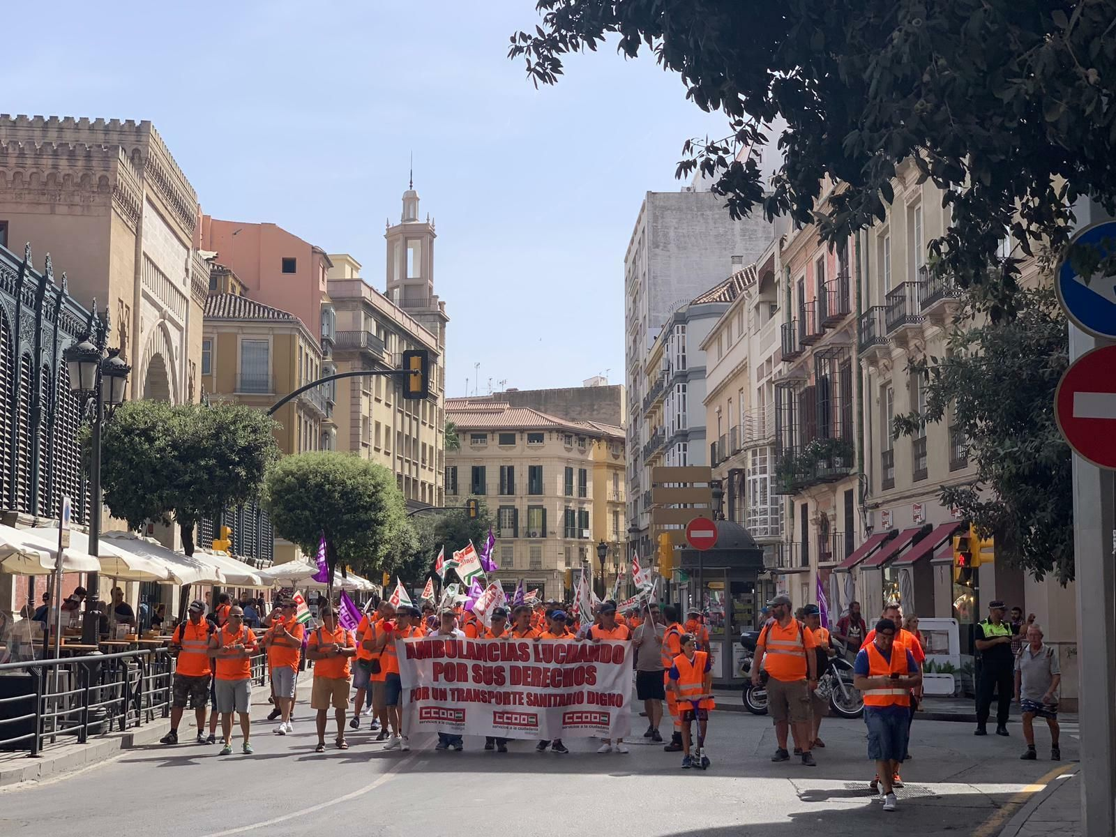 Huelga de ambulancias de este miércoles