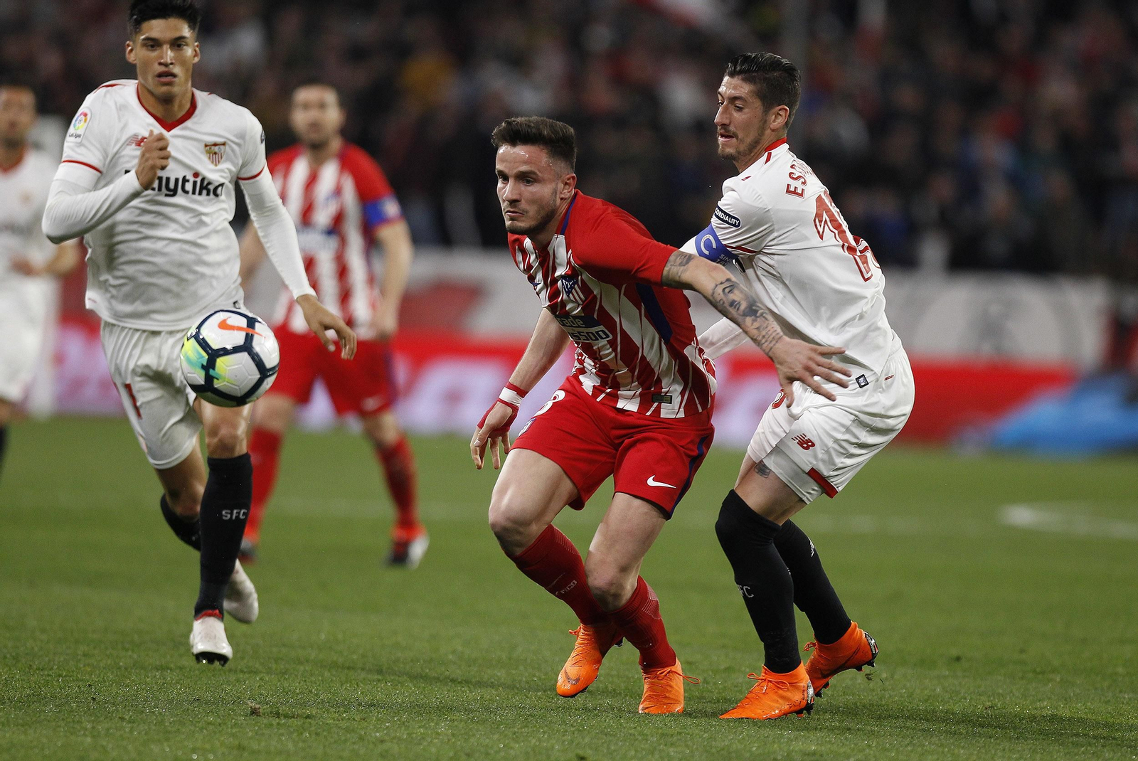 Las imágenes del Sevilla-Atlético de Madrid