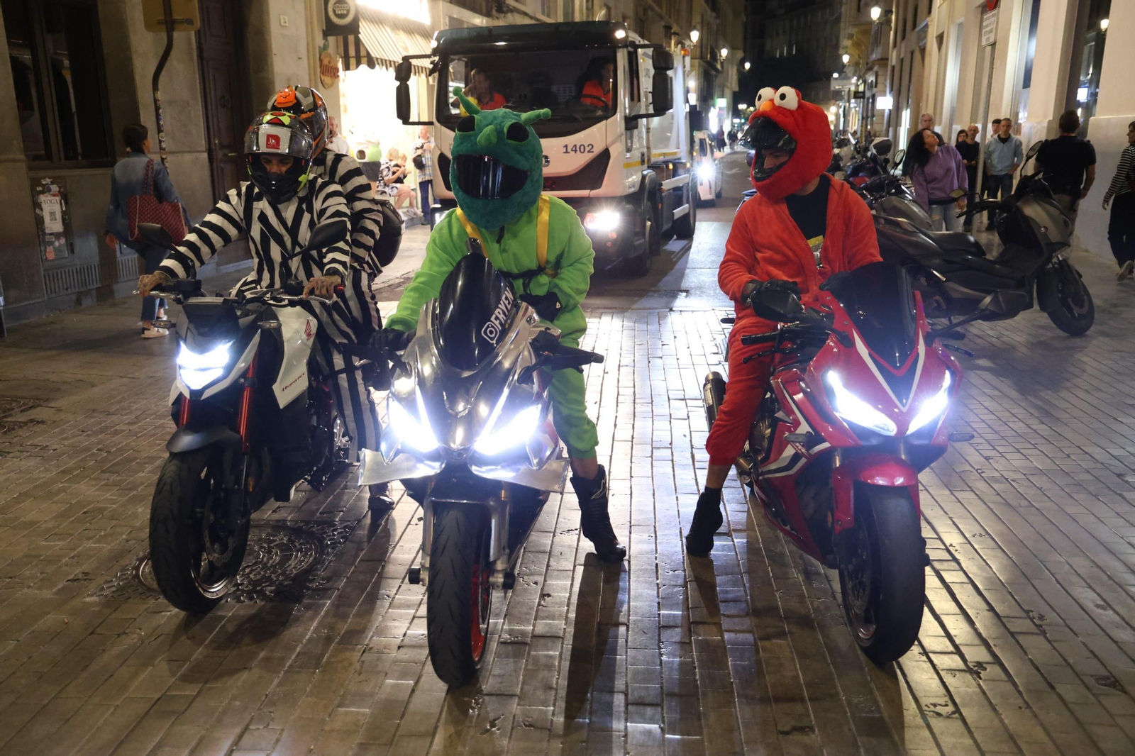 La noche de Halloween en Málaga, en imágenes