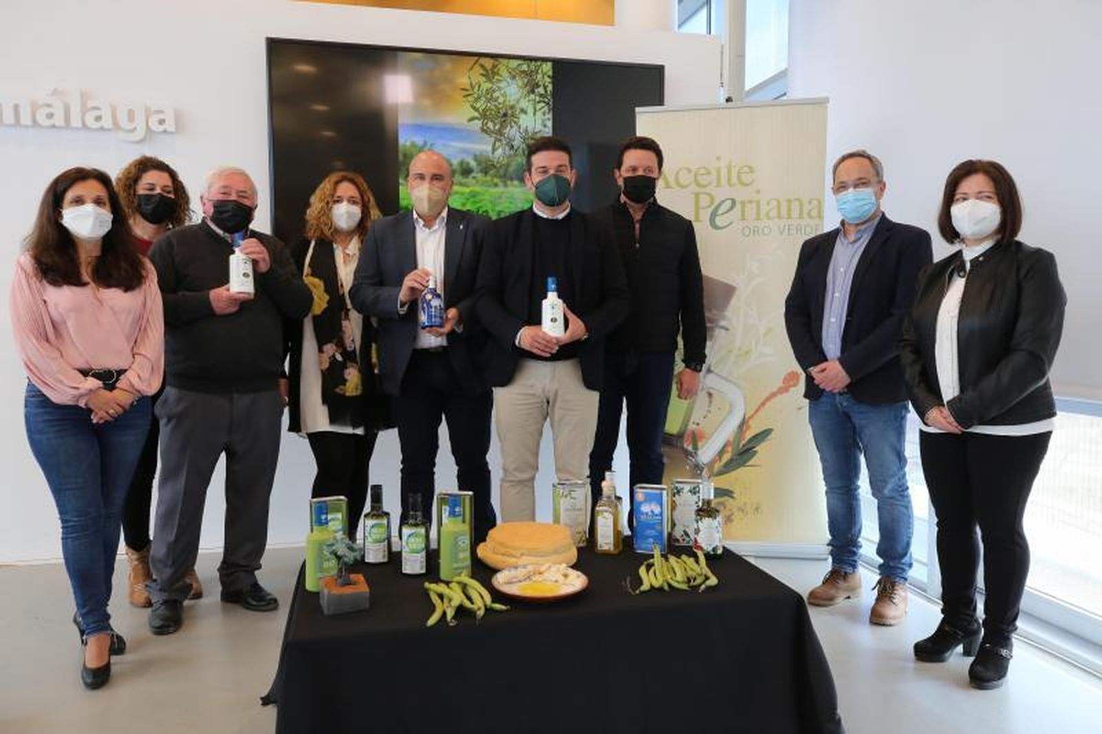 Presentación del Día del Aceite Verdial de Periana en la Diputación de Málaga