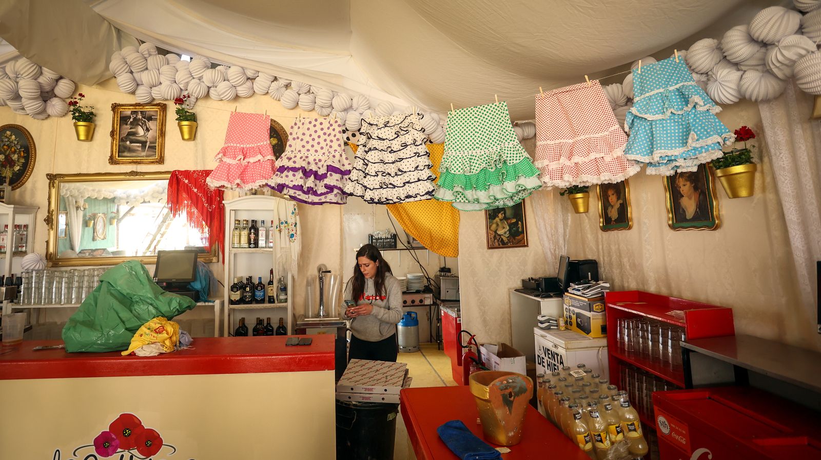 Imágenes de los preparativos para la Feria del Caballo 2024