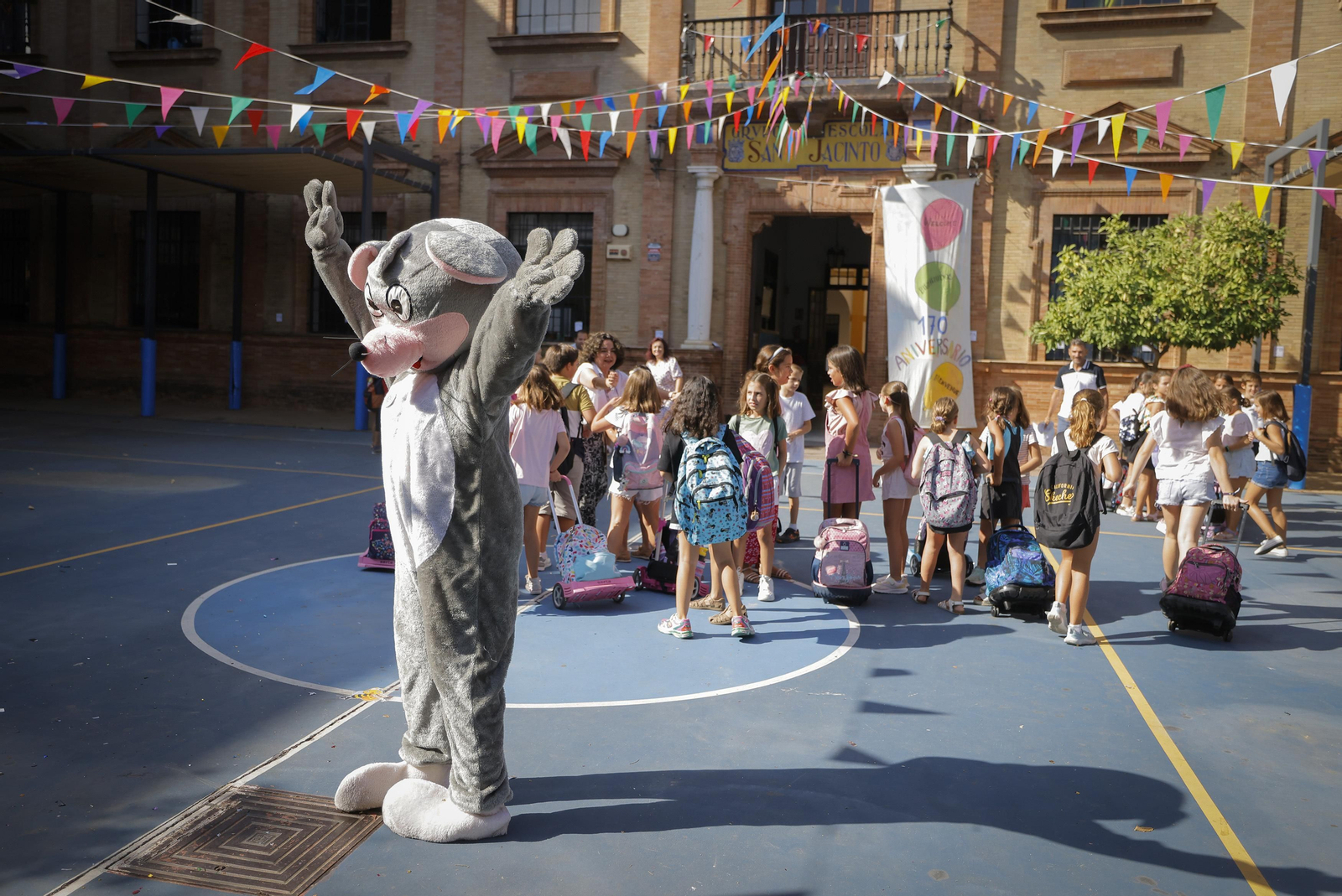 Las imágenes de la vuelta al colegio