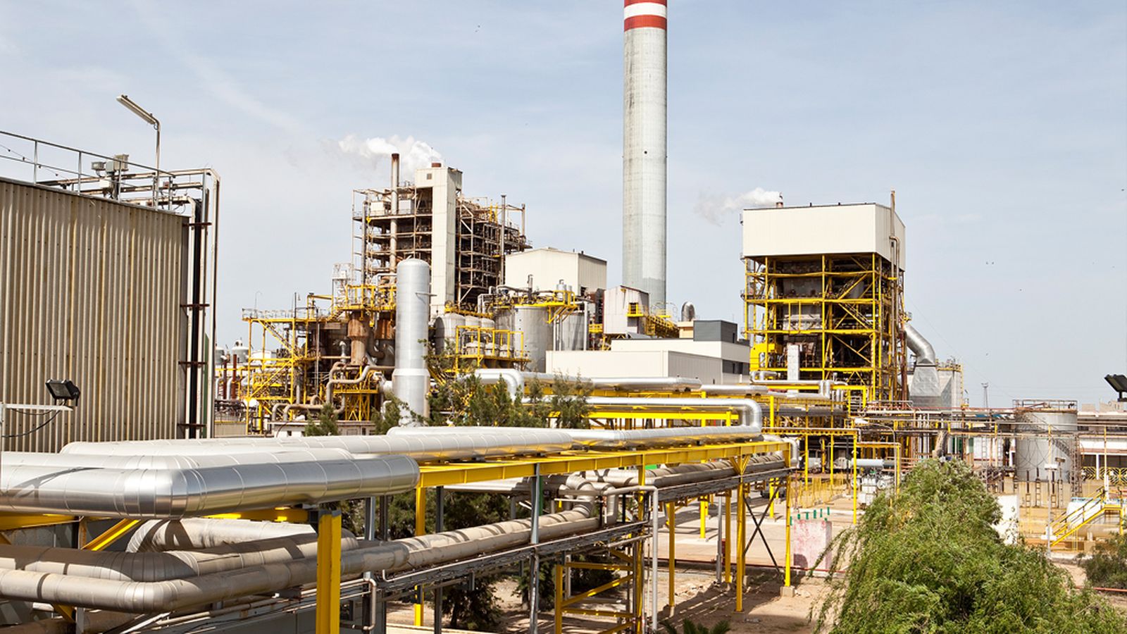 Instalaciones de la planta de Ence en la capital onubense.