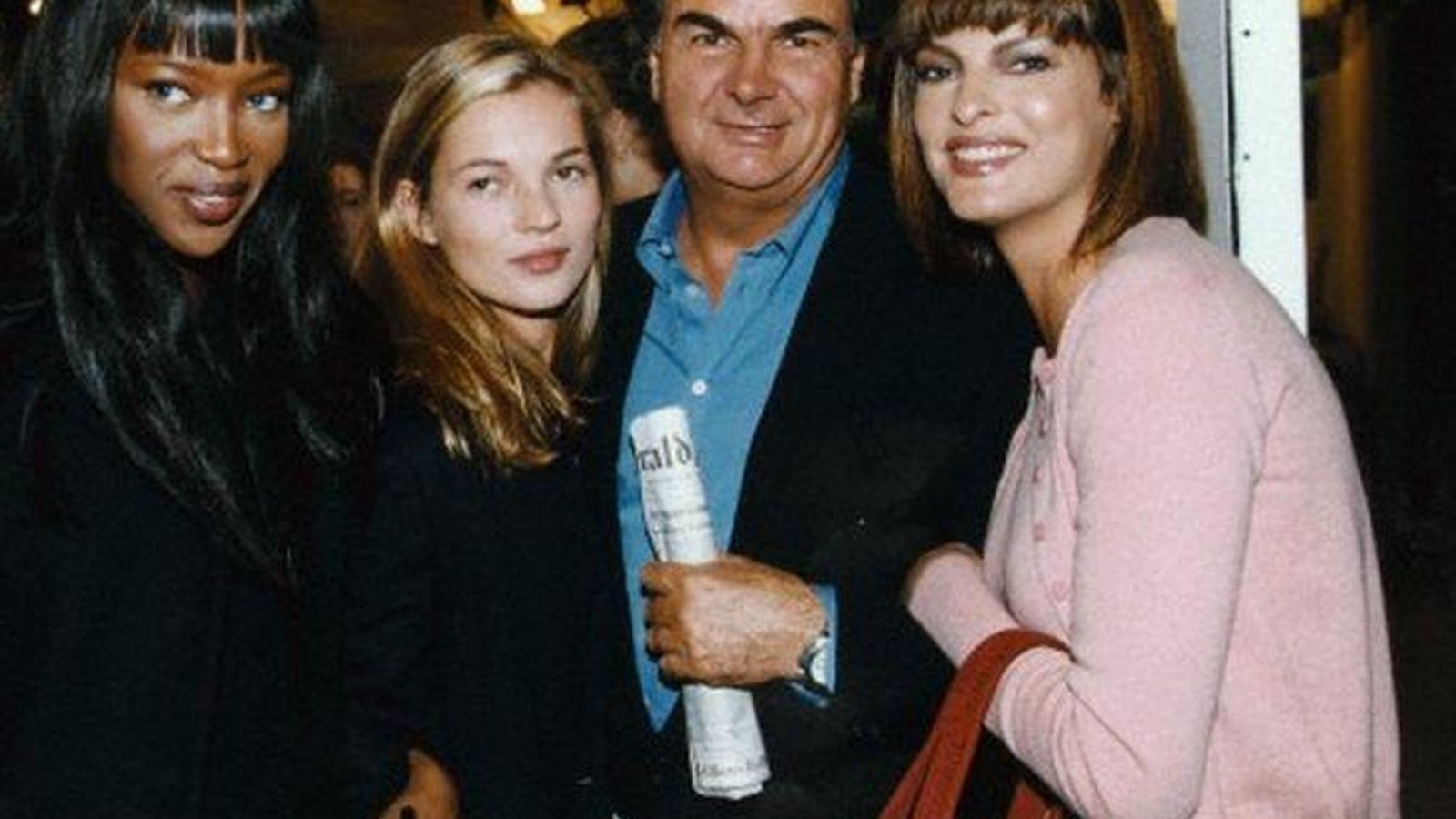 Patrick Demarchelier, en la década de los 90, con Naomi Campbell, Kate Moss y Linda Evangelista.