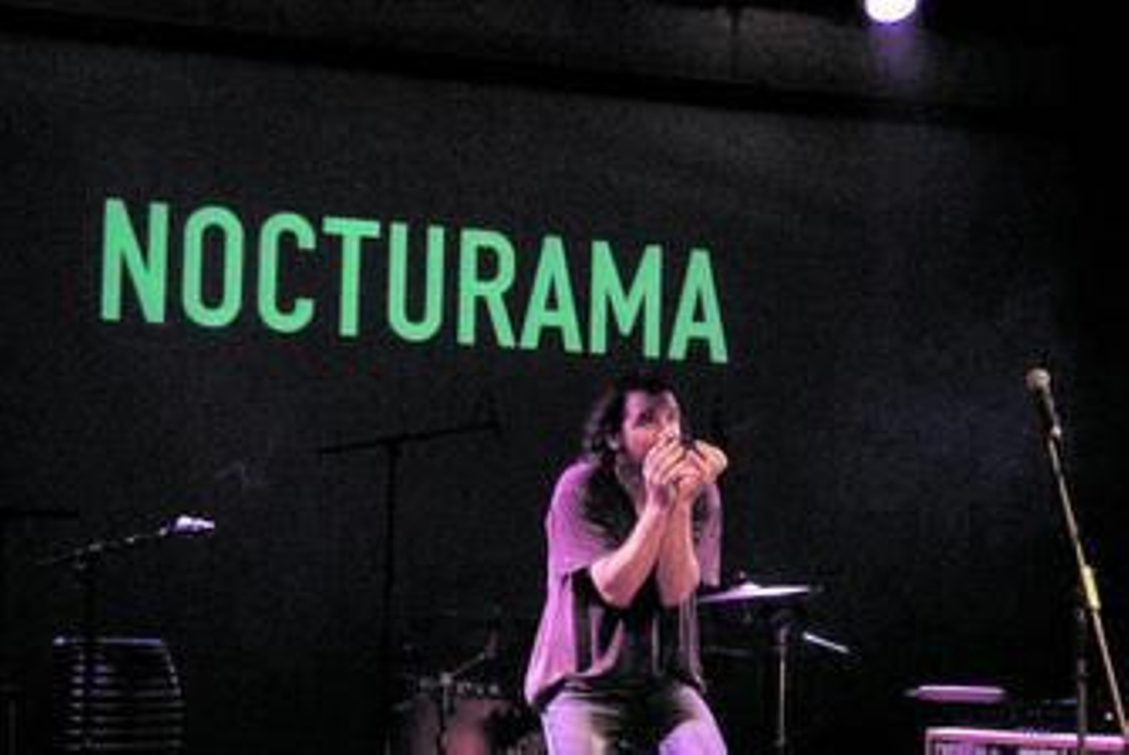 El músico zaragozano Bigott, el pasado miércoles, durante el último concierto del ciclo del CAAC.