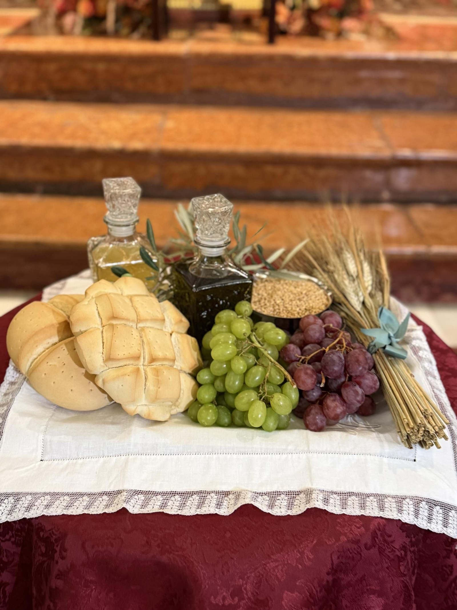 Ofrenda de frutos a la Virgen de Araceli