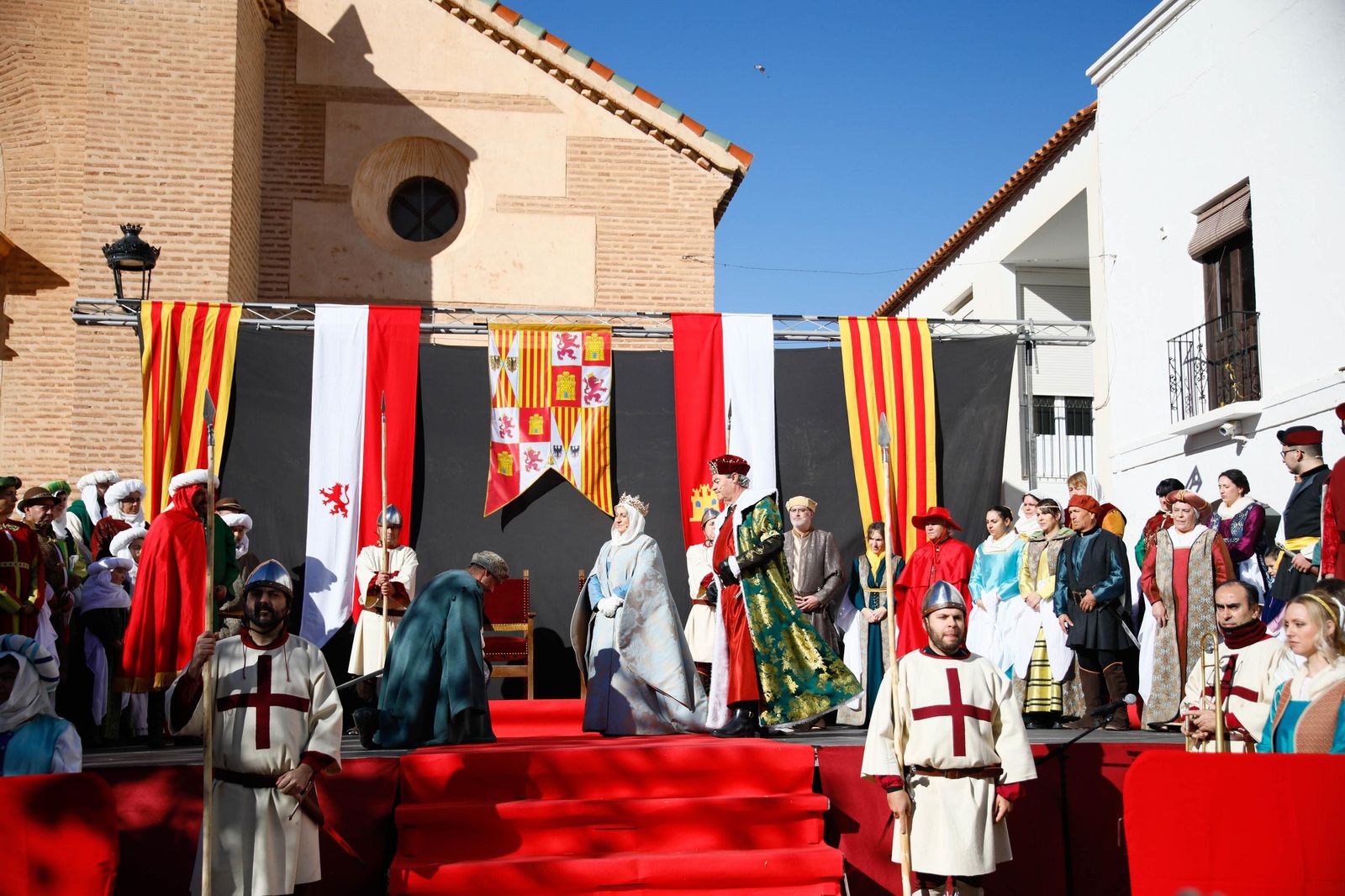 La Recreación de la Pernoctación de los Reyes Católicos en Fiñana, en imágenes