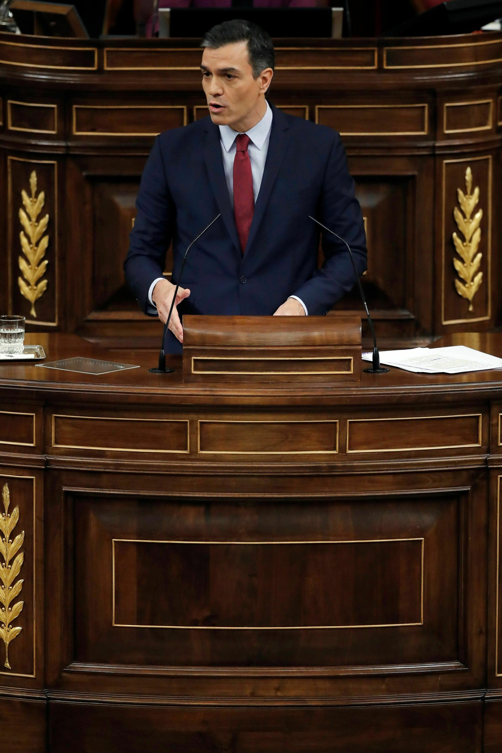 Las imágenes de la investidura de Pedro Sánchez