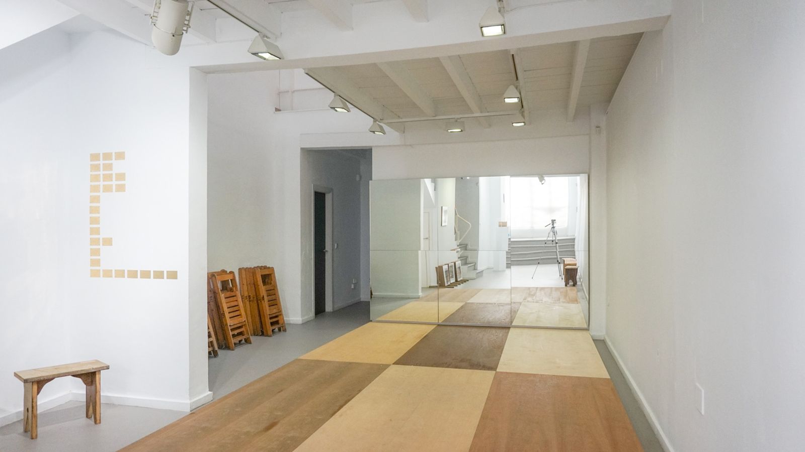 El 'tablao' instalado estos días en Alarcón Criado.