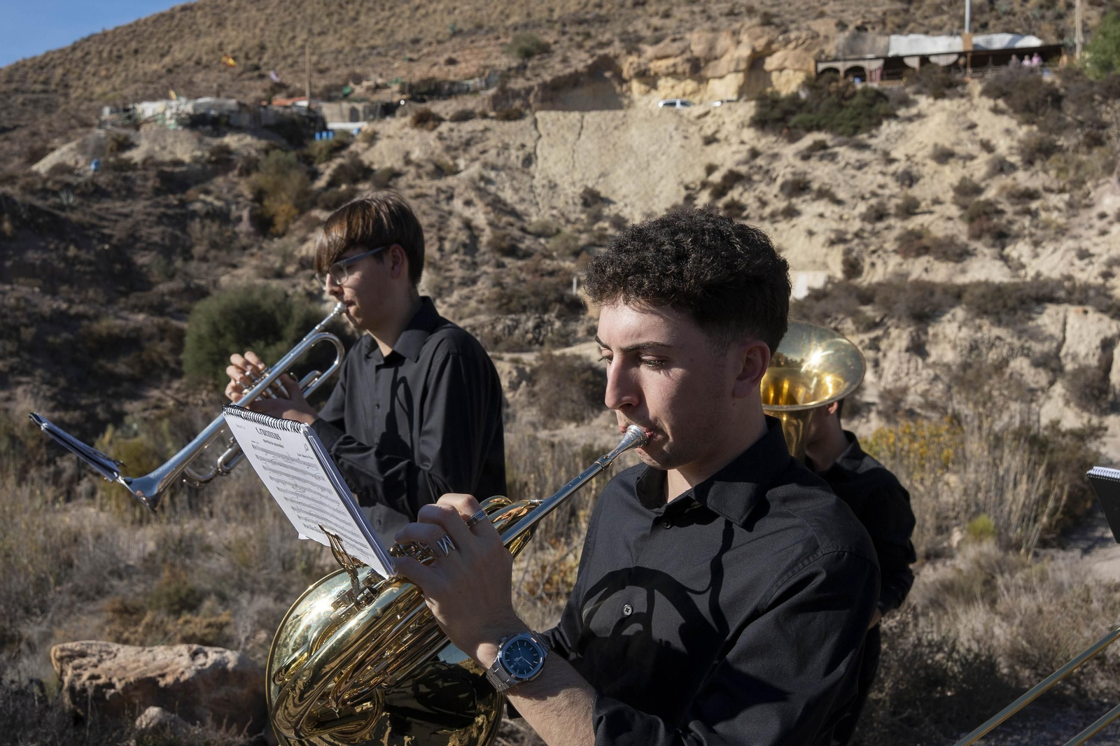 Las imágenes de la romería en Cuevas de Los Úbeda