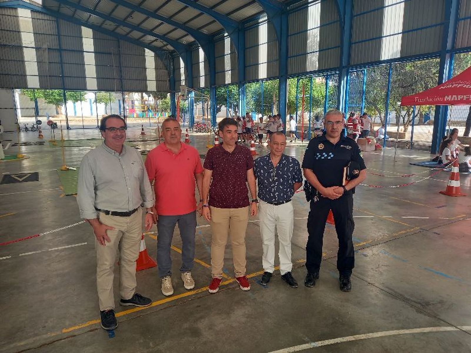 Actividad de educación vial organizada por la Fundación Mapfre en Puente Genil.