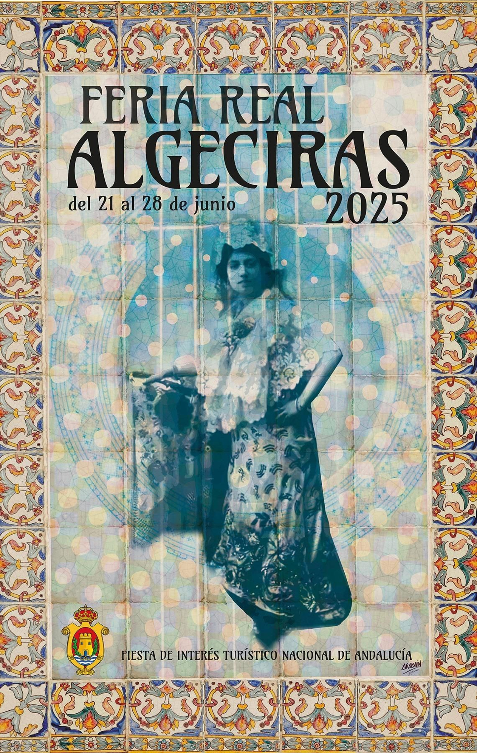 El cartel de la Feria Real de Algeciras de 2025. El cartel de la Feria Real de Algeciras de 2025.