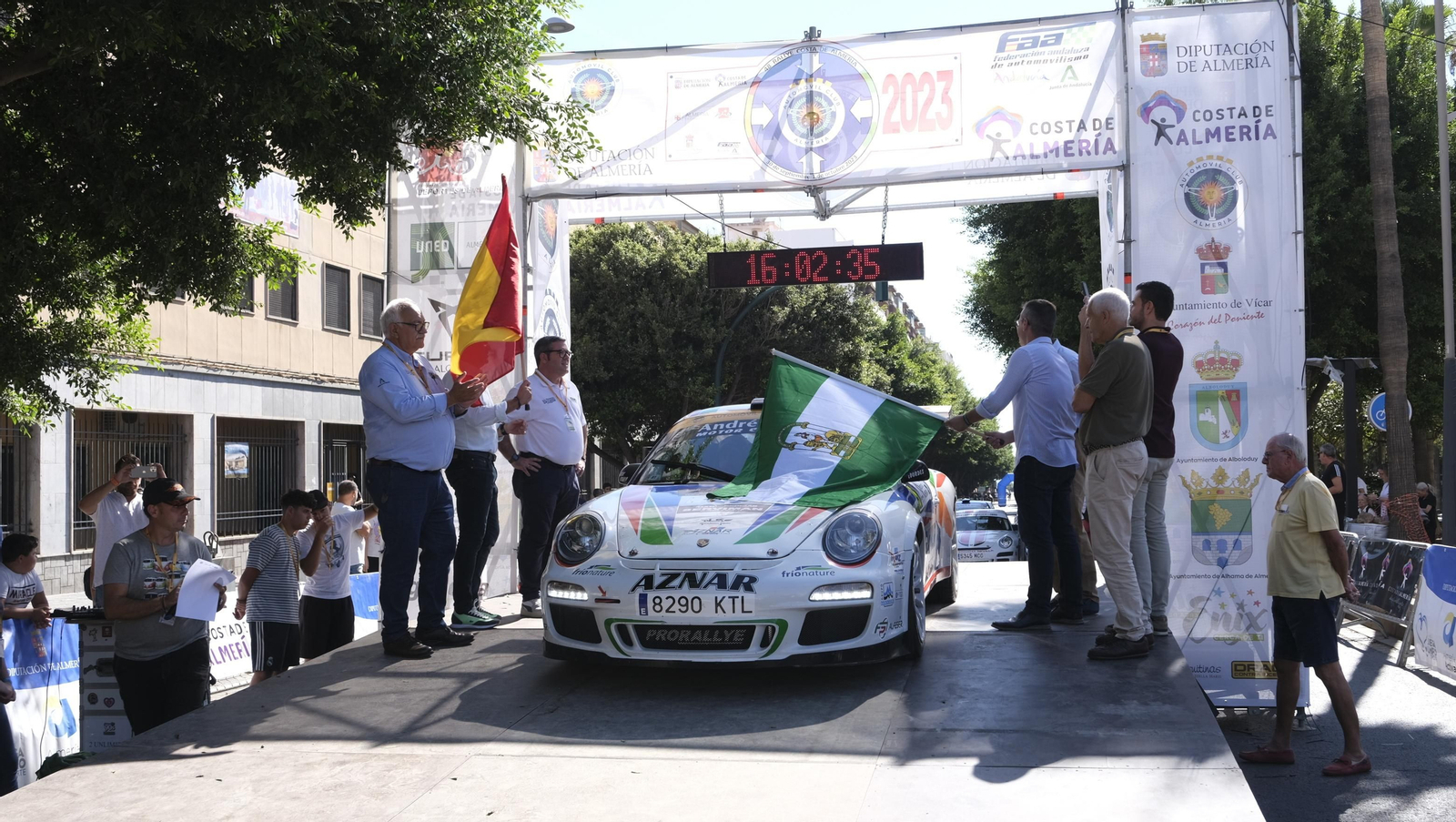 Imágenes de la salida del Rallye Costa de Almería