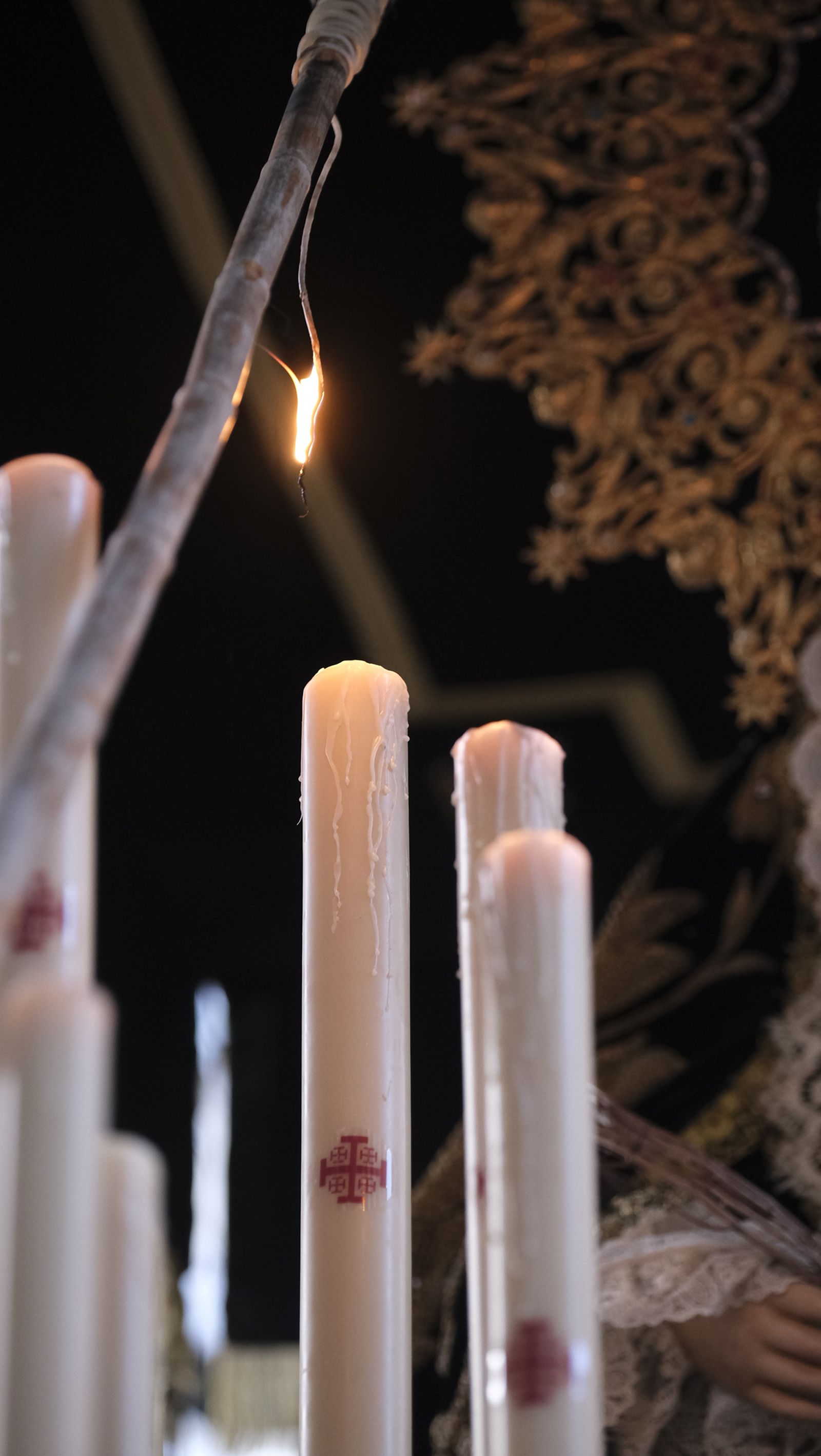 Procesión del Santo Entierro en Almería, en imágenes.