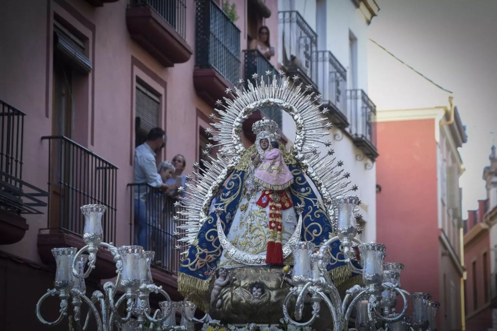 La Virgen de la Cabeza en su procesión de cada primer sábado de octubre