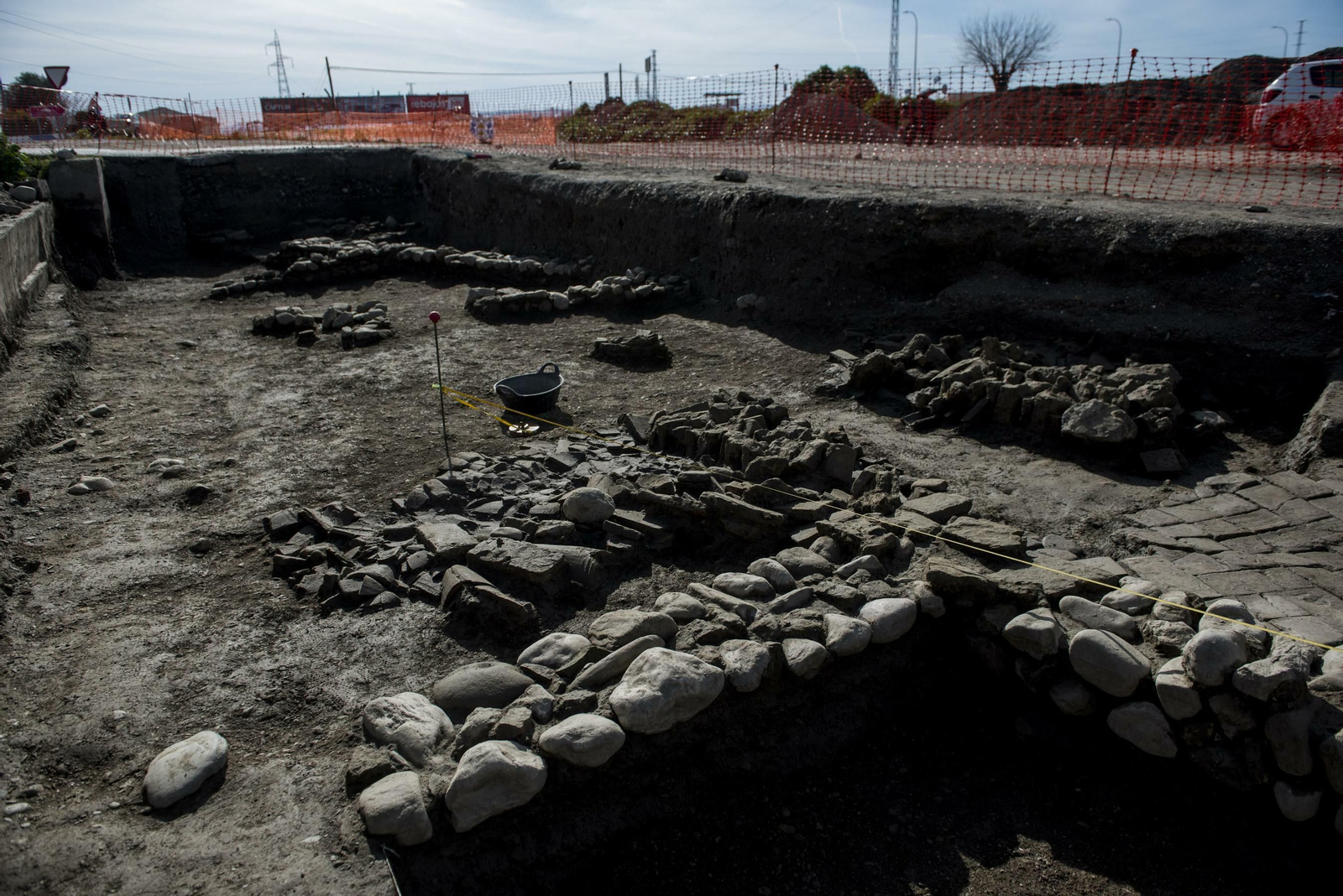Así es la almunia nazarí encontrada en Granada durante las obras de un colector