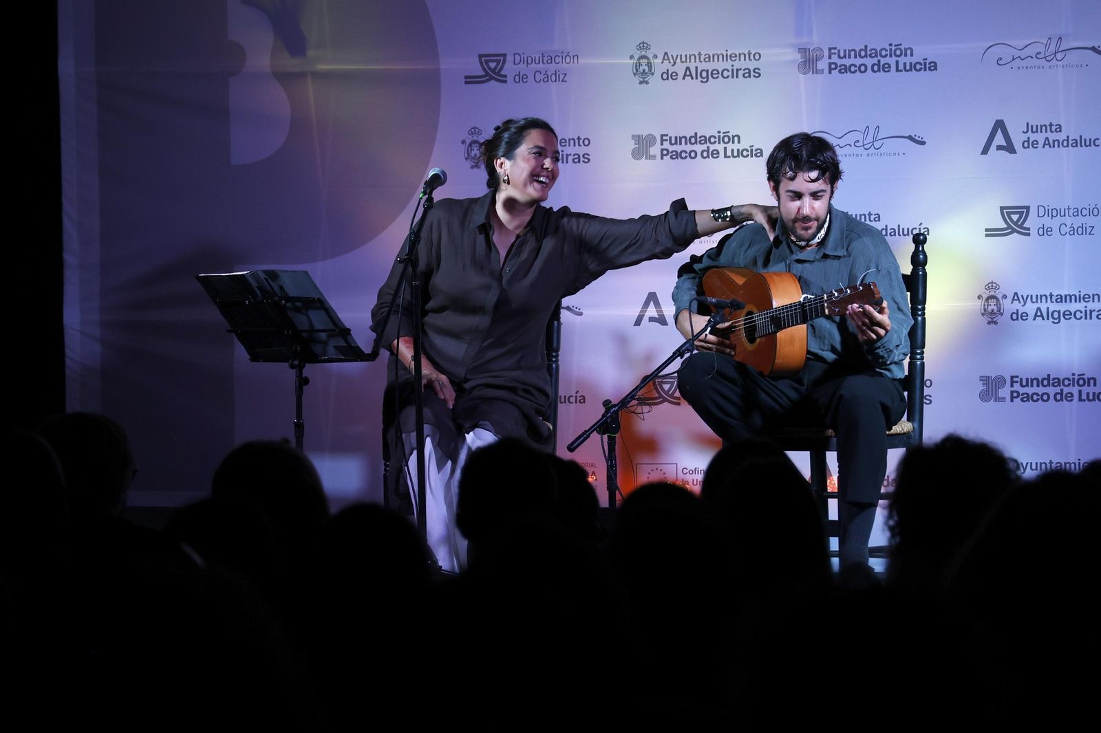 Fotos del concierto de Alba Molina y Victor Franco en el Centro de Paco de Lucía en Algeciras