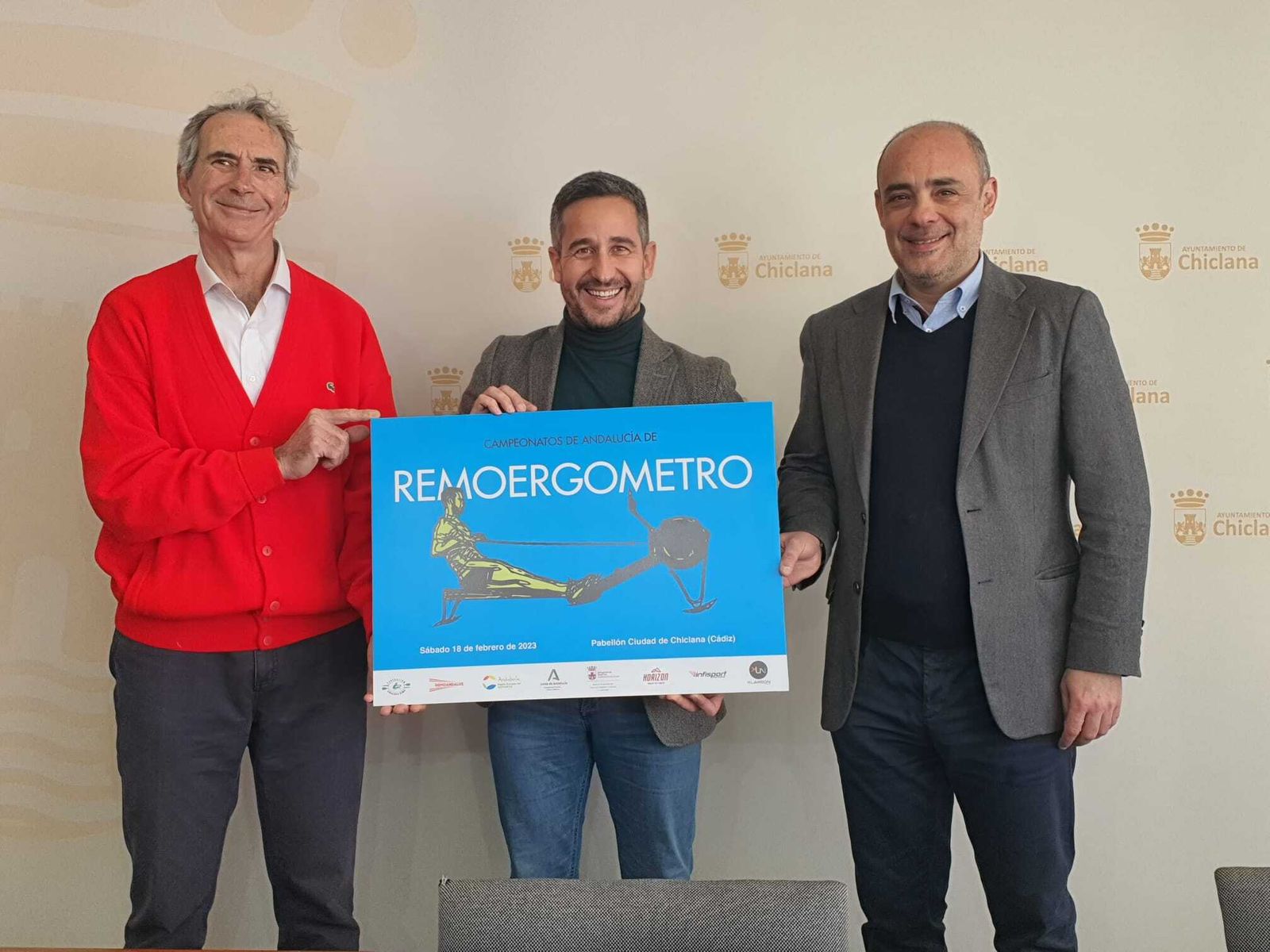 Presentación del campeonato andaluz de remo indoor.