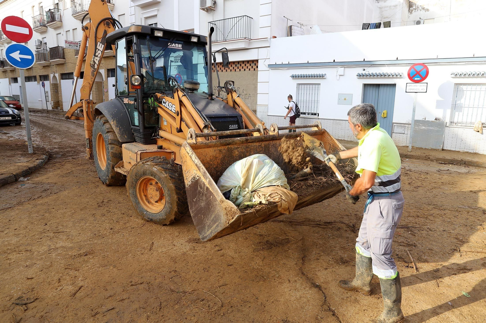 Imágenes de los destrozos provocados por el temporal en Lepe