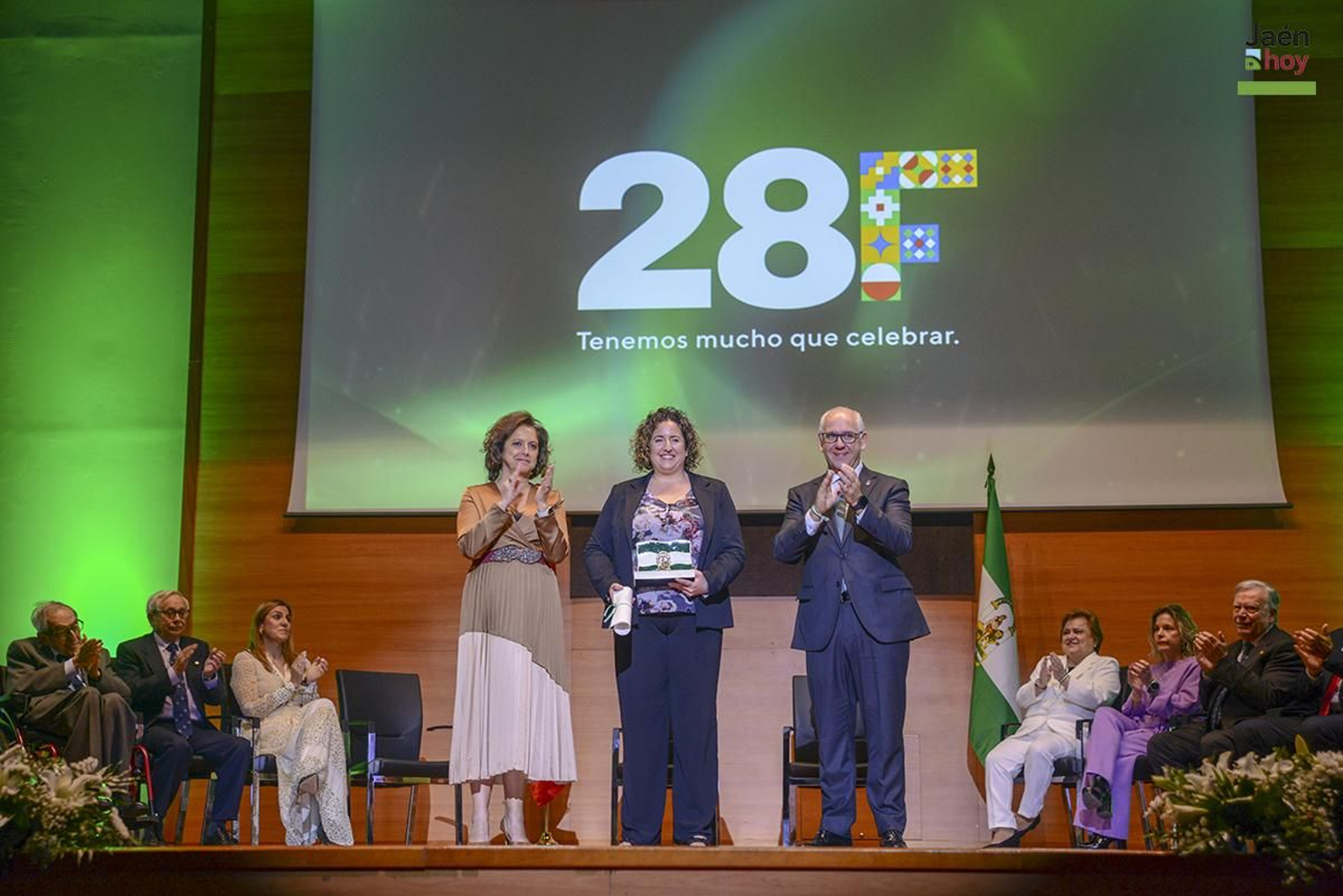 Así se ha vivido la entrega de las Banderas de Andalucía de la provincia de Jaén